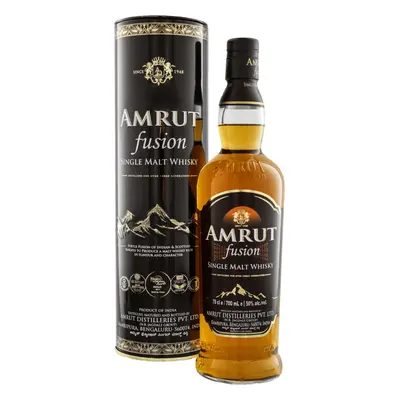 Amrut Indian FUSION Single Malt Whisky 50% Vol. 0,7l (tuba)