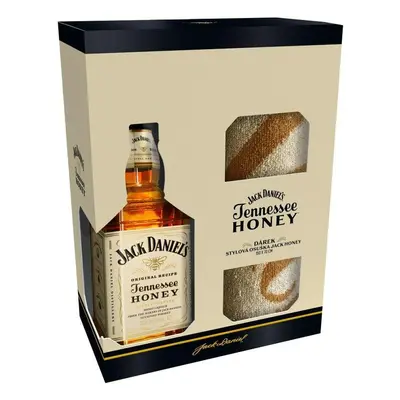 Jack Daniel's Tennessee Honey 35% 0.7L + Ručník (dárkové balení)