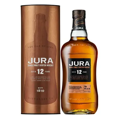 Isle of Jura Single Malt Scotch Whisky 12 YO 40% 0.7L (tuba)