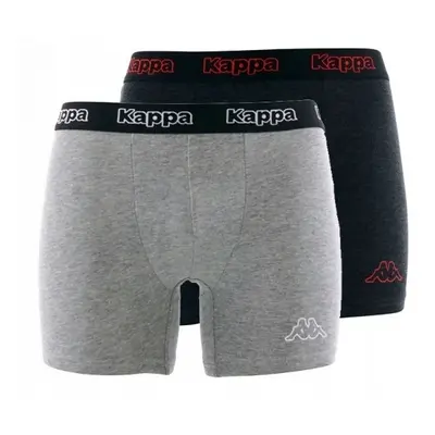 Kappa pánské boxerky 891199 Antra/Mild Grey 2 Pack