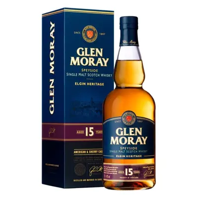 Glen Moray 15 Years Old Elgin Heritage 40% 0,7L (karton)