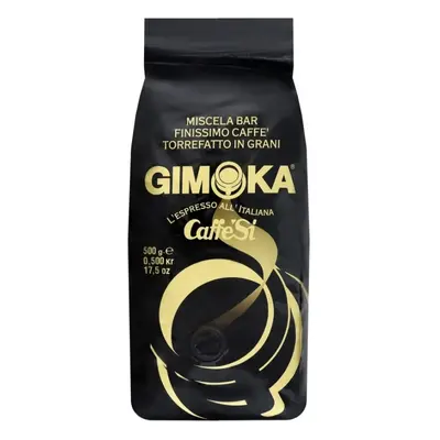 Gimoka Caffe Si Nero Black zrnková káva 500g