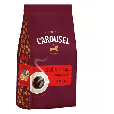 Carousel Daily Cup Espresso zrnková káva 500g