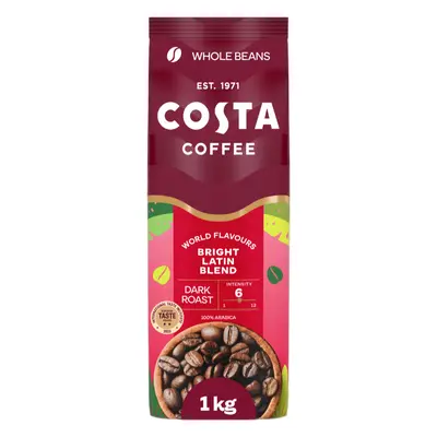 Costa coffee Costa Bright Blend zrnková káva 1kg