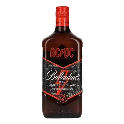 Ballantine's FINEST Blended AC/DC Limited Edition 40% 0,7L (holá láhev)