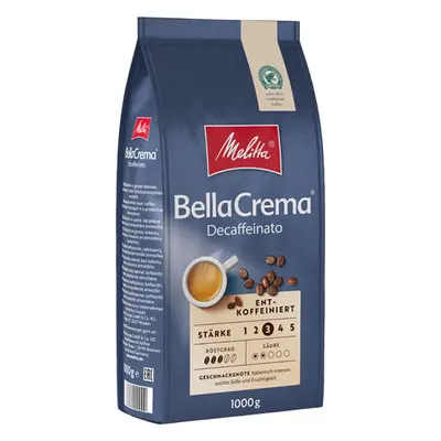 Melitta Bella Crema Decaffeinato zrno 1kg