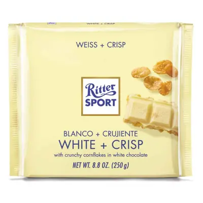 Ritter Sport Čokoláda Bílá + Křupavá 250g