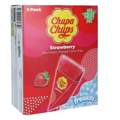 Chupa Chups Jahodové Ledové Nanuky 8x62ml