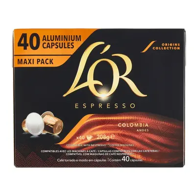 L'or Nespresso Colombia 40 kapslí