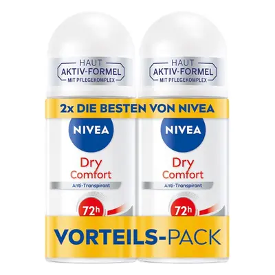 Nivea Deo Roll-On dry Comfort 2x50ml