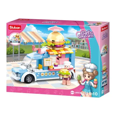 Sluban Girls Dream Mobilní Hamburgerový stánek M38-B0993B