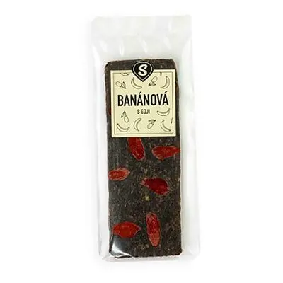 Banánová tyčinka s goji váha 1kg (20x 50g)