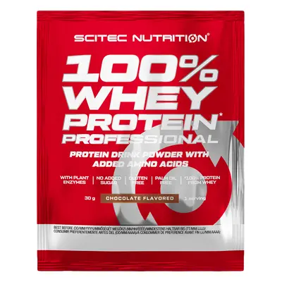 Scitec Nutrition 100% Whey Protein Professional 30 g jahoda