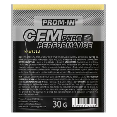 Prom-In CFM Pure Performance 30 g mléko s medem a skořicí