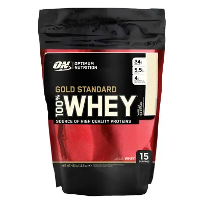 Optimum Nutrition 100% Whey Gold Standard 450-465 g jahoda