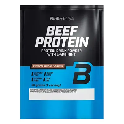 BioTech USA Beef Protein 30 g jahoda