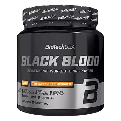 BioTech USA Black Blood NOX+ 340 g tropické ovoce