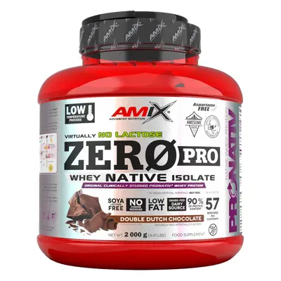 Amix ZeroPro Protein 2000 g jahodová zmrzlina