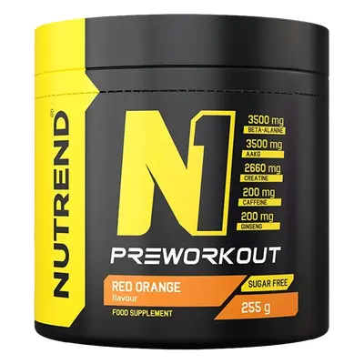 Nutrend N1 Pre-Workout 255 g černý rybíz