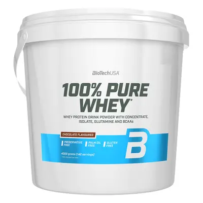 BioTech USA 100% Pure Whey 4000 g jahoda