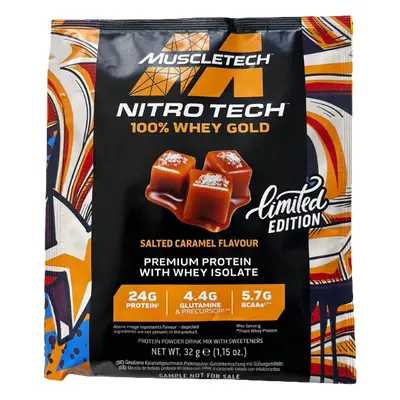 MuscleTech Nitro-Tech 100% Whey Gold 32 g slaný karamel