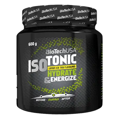 BioTech USA Isotonic 600 g citrónový ledový čaj