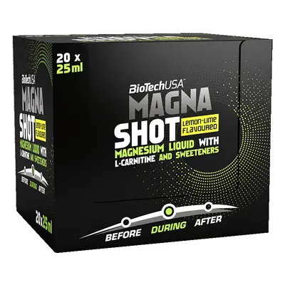 BioTech USA Magna Shot 20 x 25 ml citron-limetka