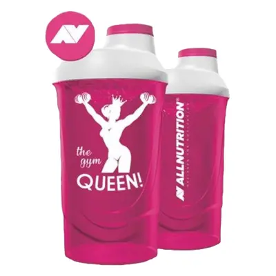 ALLNUTRITION Šejker The Gym Queen 600 ml průsvitná růžová