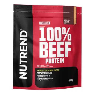 Nutrend 100% Beef Protein 900 g čokoláda-lískový ořech