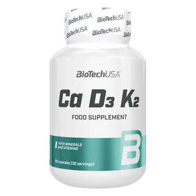 BioTech USA Ca D3 K2 90 kapslí