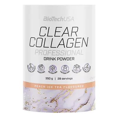 BioTech USA Clear Collagen Professional 350 g broskvový ledový čaj