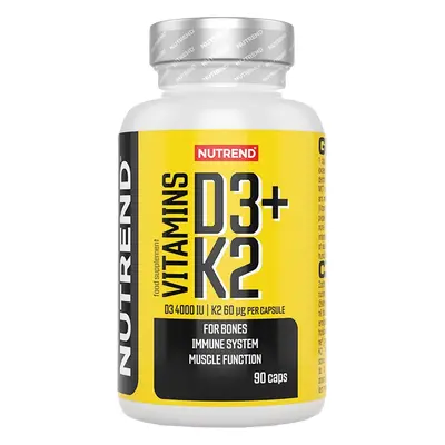 Nutrend Vitamins D3+K2 90 kapslí