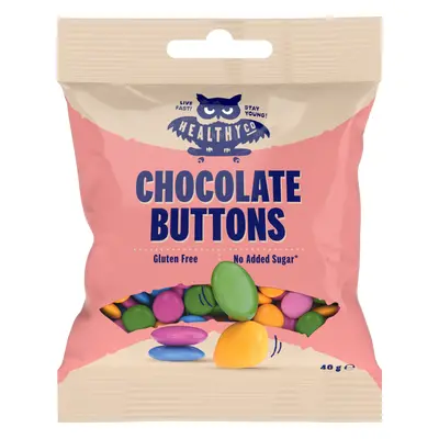 HealthyCo Chocolate Buttons 40 g čokoládové lentilky