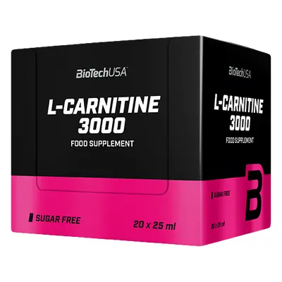 BioTech USA L-Carnitine Ampule 3000 mg 20 x 25 ml citron