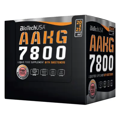 BioTech USA AAKG 7800 20 x 25 ml růžový grapefruit