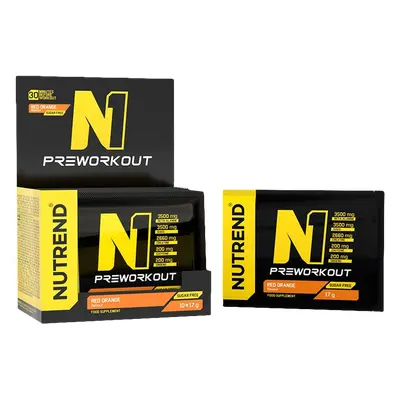 Nutrend N1 Pre-Workout 10 x 17 g černý rybíz