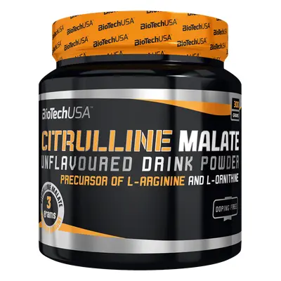 BioTech USA Citrulline Malate 300 g zelené jablko