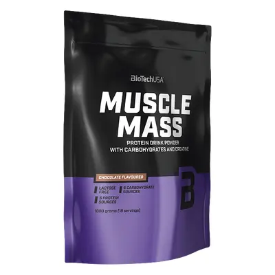 BioTech USA Muscle Mass 1000 g čokoláda