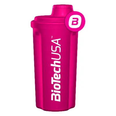 BioTech USA Shaker 700 ml cyklamenový průhledná