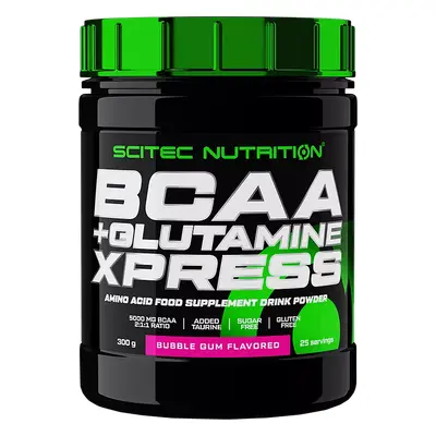 Scitec Nutrition BCAA + Glutamine Xpress 300 g zelené jablko