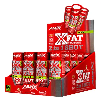 Amix XFat 2in1 Shot BOX 20 x 60 ml ovocná směs