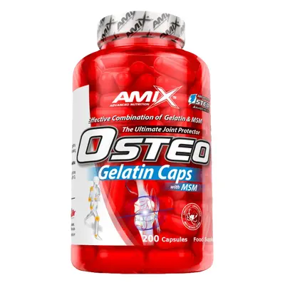 Amix Osteo Gelatin + MSM 200 kapslí