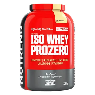 Nutrend Iso Whey Prozero 2250 g bílá čokoláda