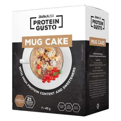 BioTech USA Protein Gusto Mug Cake 7 x 45 g vanilka