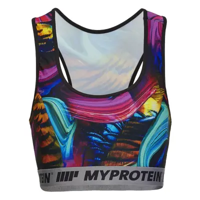 MyProtein Dámská sportovní podprsenka psychedelic swirl S (UK 8)