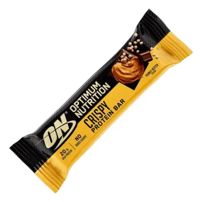 Optimum Nutrition Crispy Protein Bar 65 g arašídové máslo