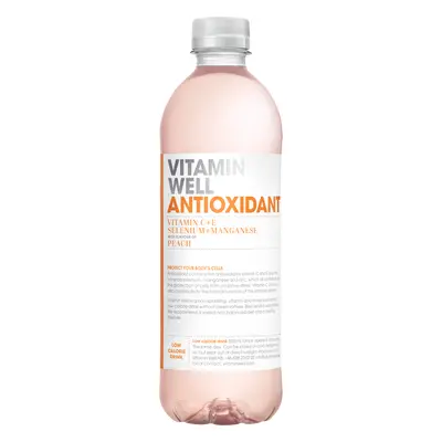 Vitamin Well Antioxidant 500 ml broskev