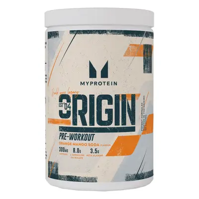 MyProtein Origin Pre-Workout 600 g pomeranč-mango