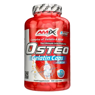 Amix Osteo Gelatin + MSM 400 kapslí