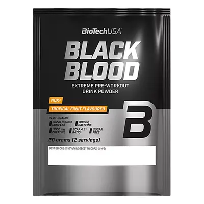 BioTech USA Black Blood NOX+ 20 g tropické ovoce